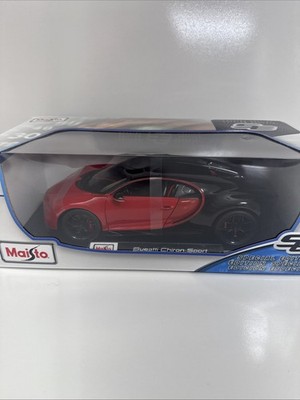 Bugatti Chiron Sport Maisto Special Edition 1:18 Die-Cast Red Model Car Sports