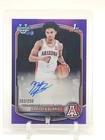 BRAYDEN BURRIES 2025-26 BOWMAN CHROME PURPLE 1ST ROOKIE AUTO /250 Q4903
