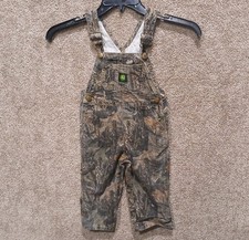 John Deere Mossy Oak Camo Bib Overalls Adjustable Youth Child Size 3T