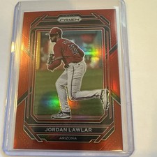 2023 Prizm Jordan Lawlar #139 Red Prizm 171/199 Diamondbacks