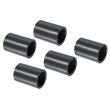 5Pcs, 1" Socket SCH80 Pipe Fitting Straight Coupling Connector Grey