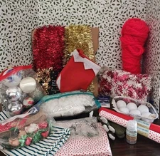 Lot Of Christmas Craft Items,