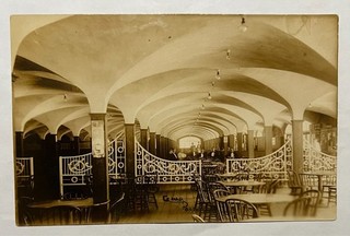 Real Photo PC Interior Building Cedar Point A.R. Rheinegger Great Condition