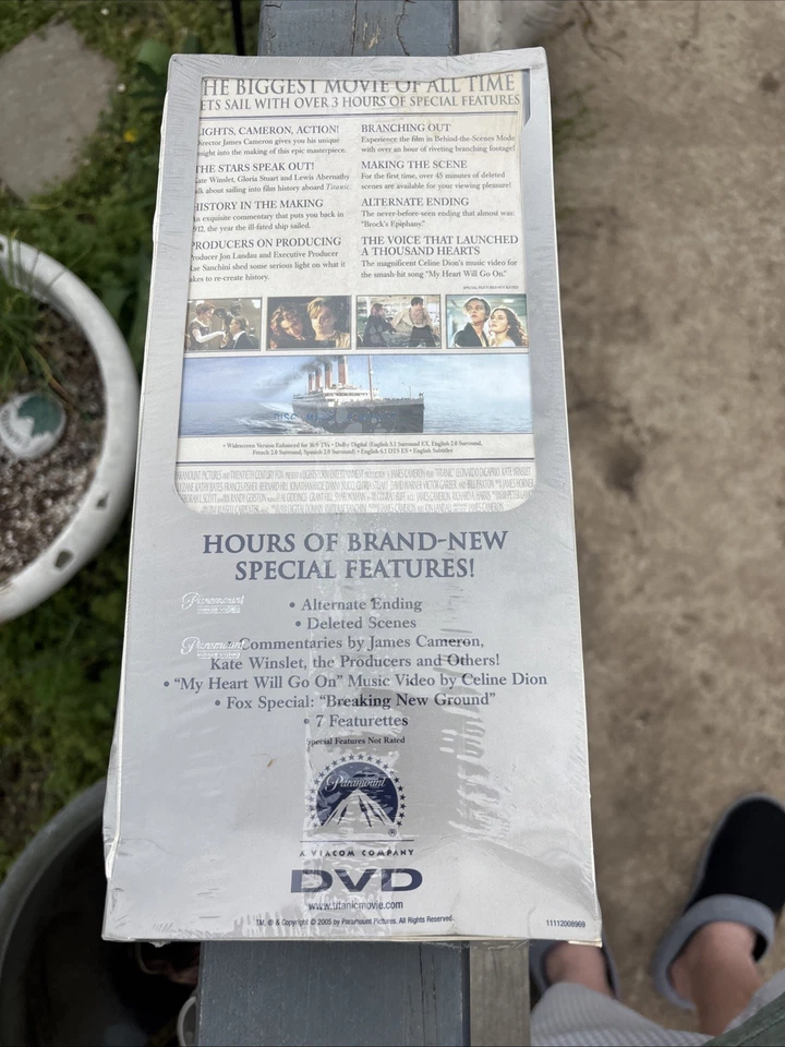 Titanic Special Collectors Edition 3disc Set DVD HTF Long Box Look @ Pictures - Bild 4 von 4