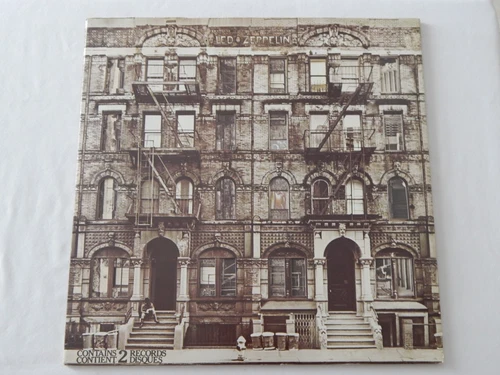 Led Zeppelin Physical Graffiti   and  Houses of the Holy Vinyl LP Records