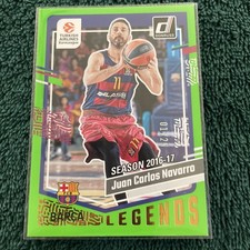 Alpha Number Juan Carlos Navarro  1/25 2023-24 EuroLeague Legends Green Flood