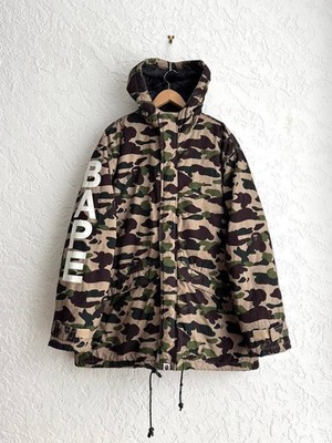 Vintage Bape 1st Camo Parka Jacket