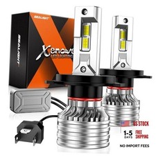 H4/9003/HB2 LED Fog Bulbs, 70000LM Brightness, 6500K Cool IP68 X4i H4 White