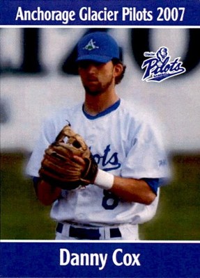 2007 Anchorage Glacier Pilots #10 Danny Cox Chehalis Washington WA Baseball Card