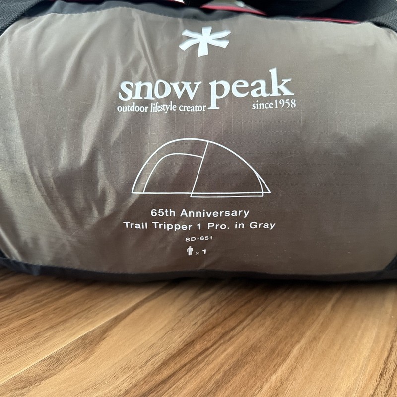 snow peak 65th Anniversary Trail Tripper Pro.1 Camping Solo Tent 1 Person New