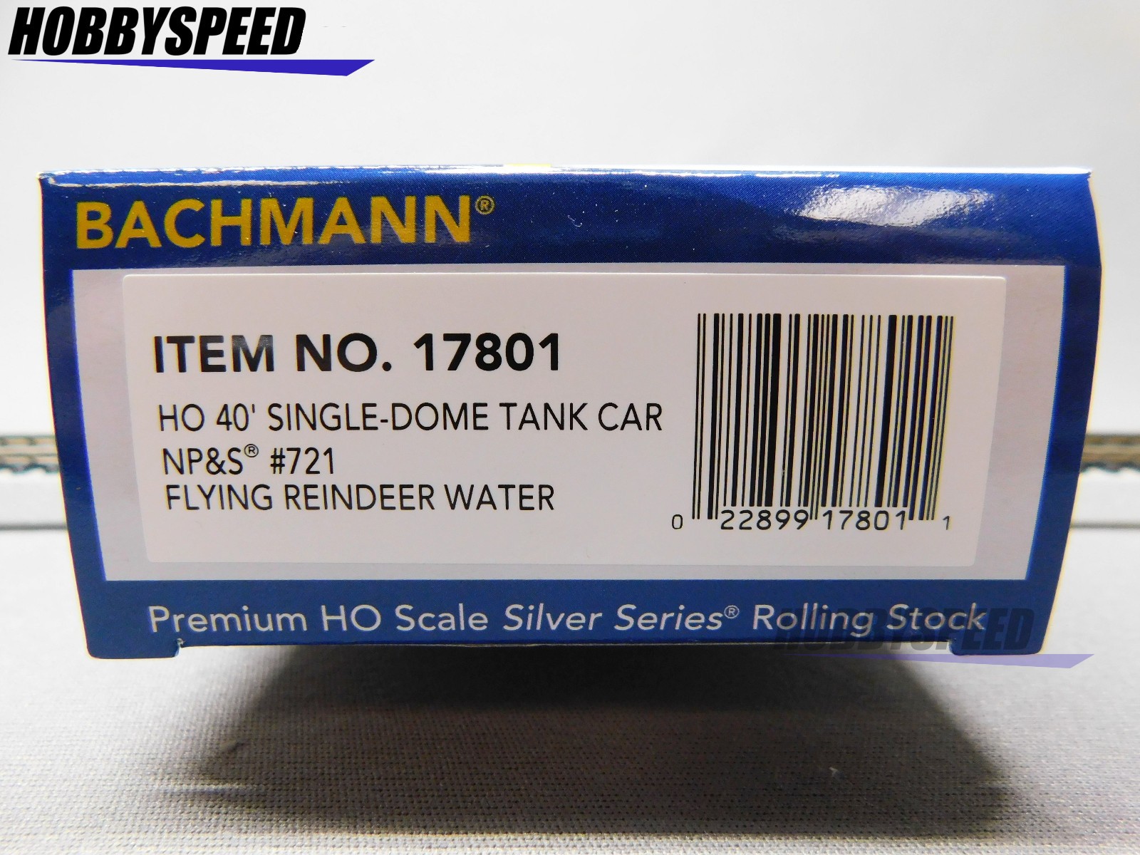 BACHMANN HO SCALE NP&S FLYING REINDEER WATER 40' SINGLE DOME TANK CAR BAC17801