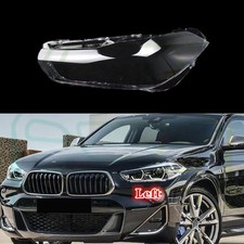 LH Left Side Headlight Lens Cover+Sealant Glue Fit For BMW F39 X2 2020-2021