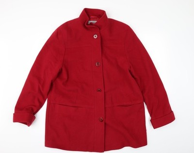 Marks and Spencer Damenjacke rot Größe 14
