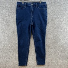 J. Crew Women's Skinny Jeans Size 30 Blue Mid Rise Stretch