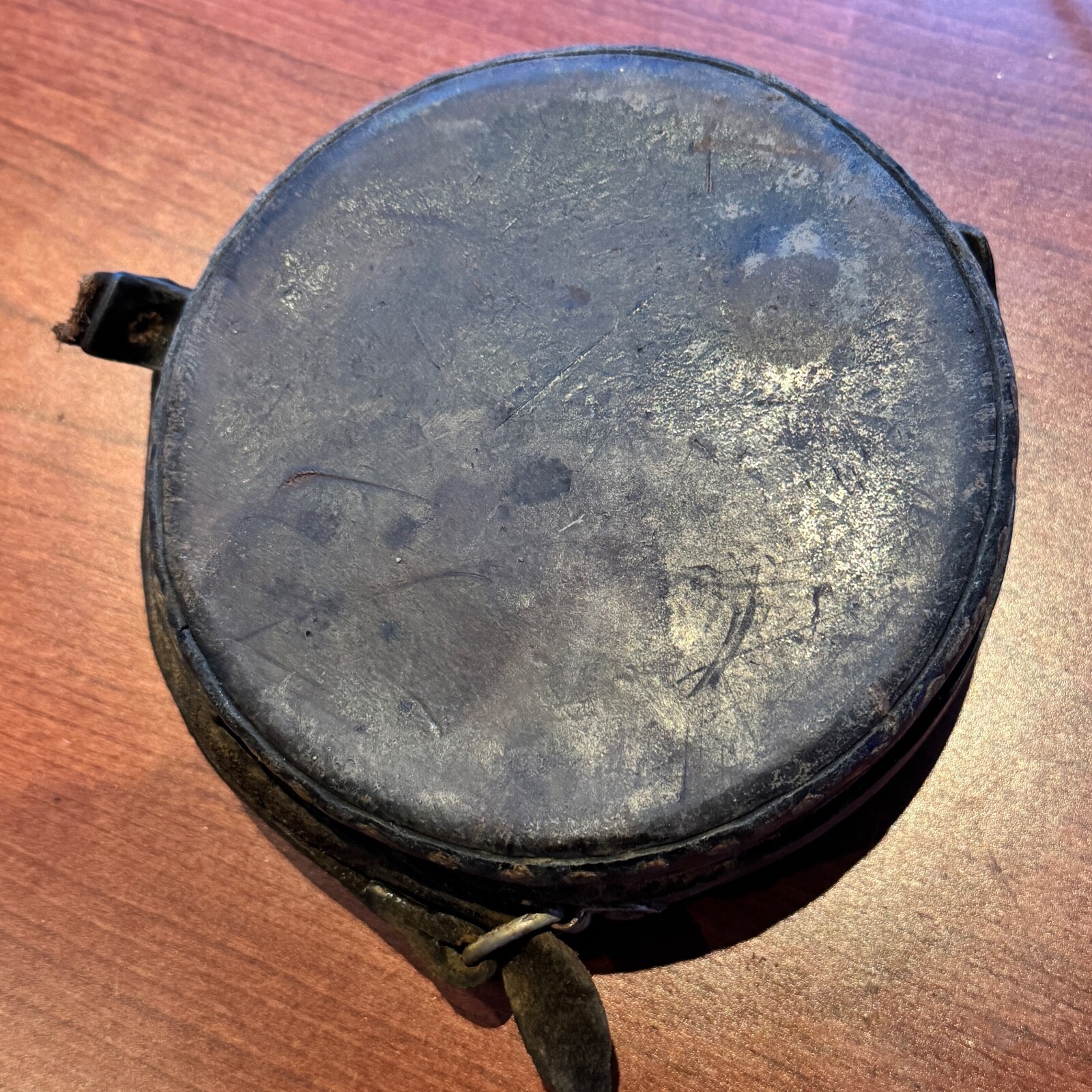 Detex Guardsman Clock with Leather Case and Key