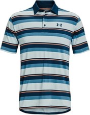 Under Armour The Playoff 2.0 Polo Shirt Mens Small Fuse Teal/Petrol Blue - NWT