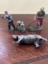 Vintage Assorted Lead/cast Figures est. Late 50  s -early 60  s Era  4 Piece Lot