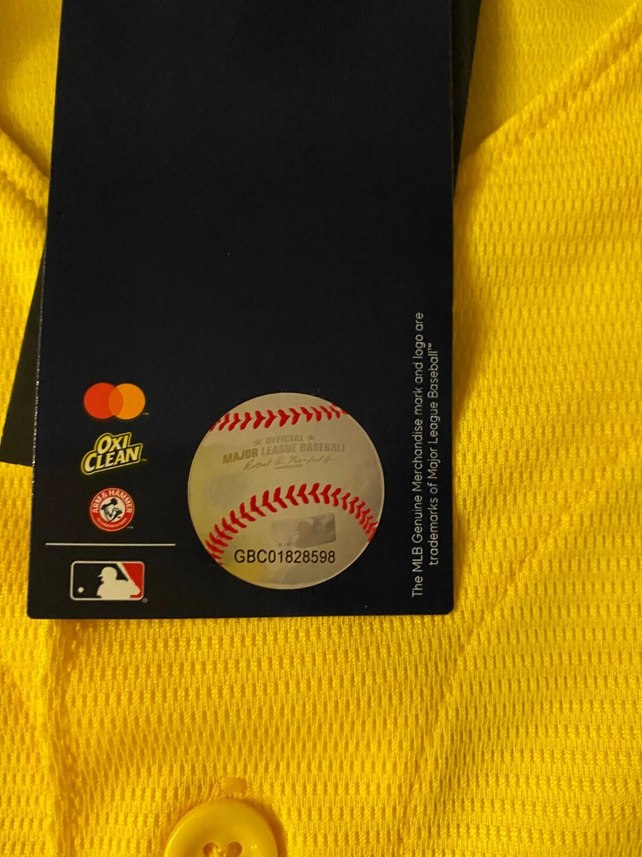 Nike MLB Boston Red Sox Official Replica Jersey City Connect Yellow