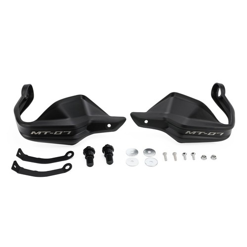 Black Handlebar Hand Guards Protector For YAMAHA MT-07 2014-2024 FZ07 2014-2020 - Picture 20 of 23