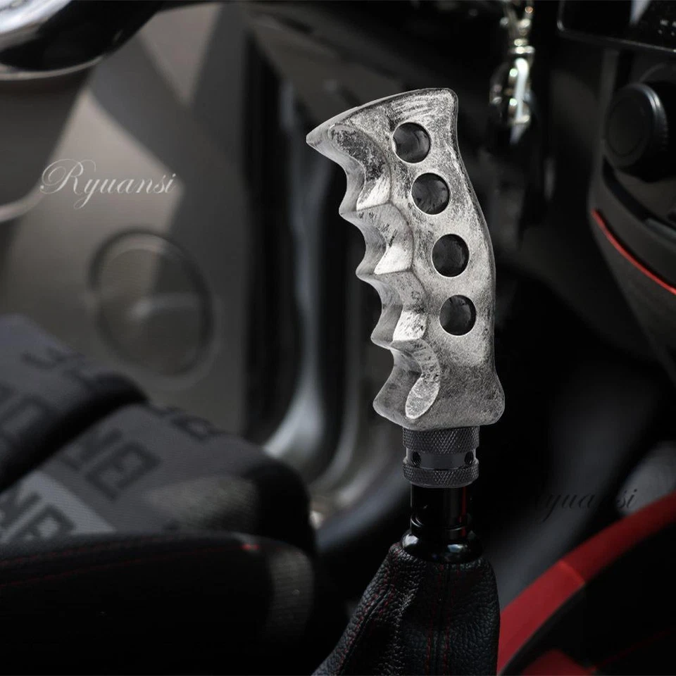 Manual Car Gear Stick Shift Knob Gun Grip Shifter Lever Handle Stick Auto Truck Foto 4 de 4