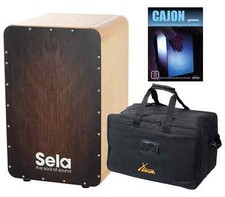 Fantastisches Sela Cajon SE 044 CaSela Brown Dragon SET mit Tasche und Schule.