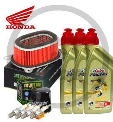 KIT TAGLIANDO BARDAHL XTM 15W50 FILTRO OLIO ARIA CANDELE KLE VERSYS