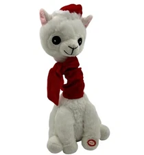 Musical Llama Holiday Plush I Want Candy White Merry Moments Stuffed Animal