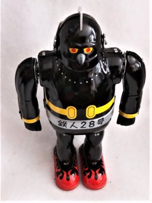 GIGANTOR FLAME FOOT OSAKA TIN WINDUP TOY OT-01 TETSUJIN-28