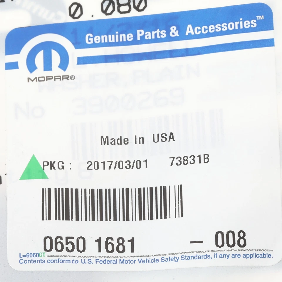 Dodge Ram 2500 3500 2001-2013 motor cigüeñal arandela genuino Mopar 6501681 Foto 4 de 4