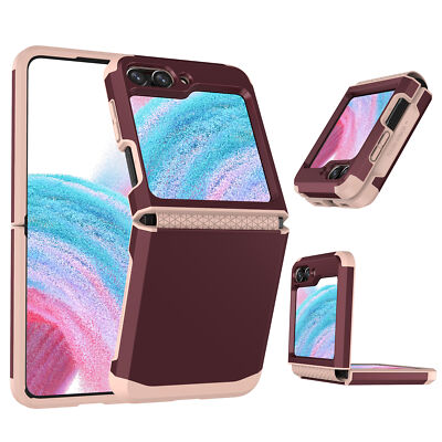 For Samsung Galaxy Z Flip6/5/4/3 Heavy Duty Rugged Hinge Protection Case Cover