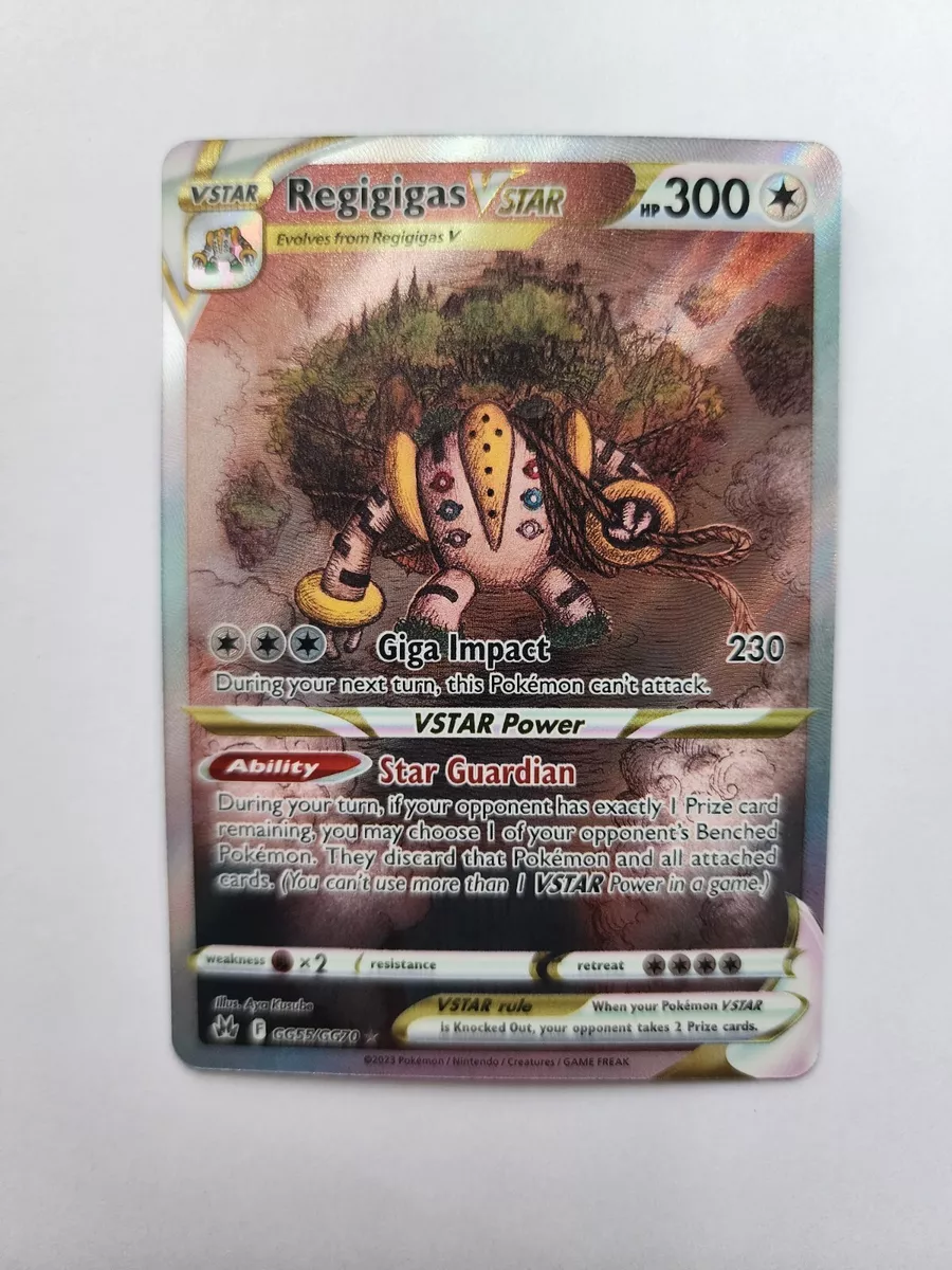 Regigigas VSTAR - Crown Zenith Pokémon card