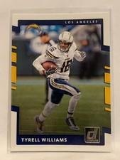 #128 Tyrell Williams Los Angeles Chargers 2017 Donruss Football Card