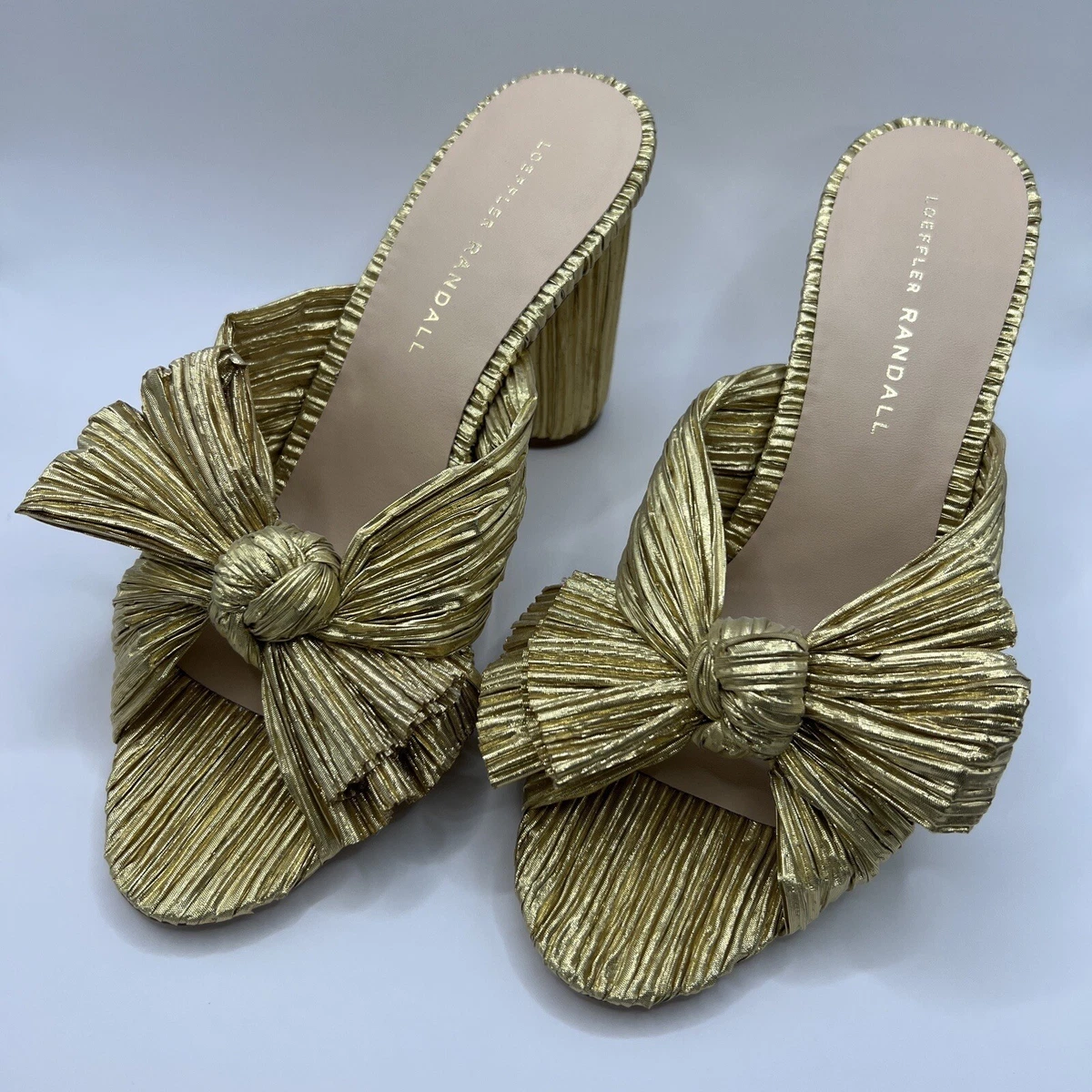Penny bow sandal gold new arrivals
