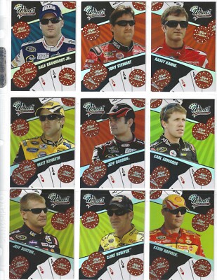 2009 Main Event HIGH ROLLERS--#HR 9 Kevin Harvick--ONE CARD ONLY