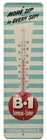 Antique Vintage Tin lithograph Thermometer B1 Lemon Soda. Bar Decoration
