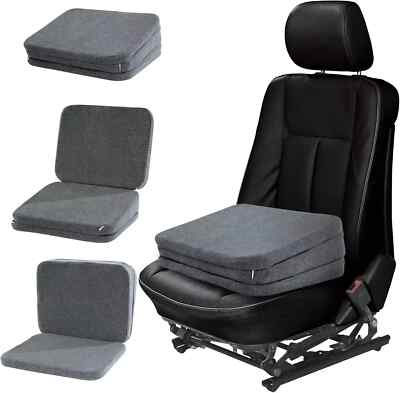 HOMBYS Adjustable Car Booster Seat for Short Drivers, 3 Heights for Different Pe