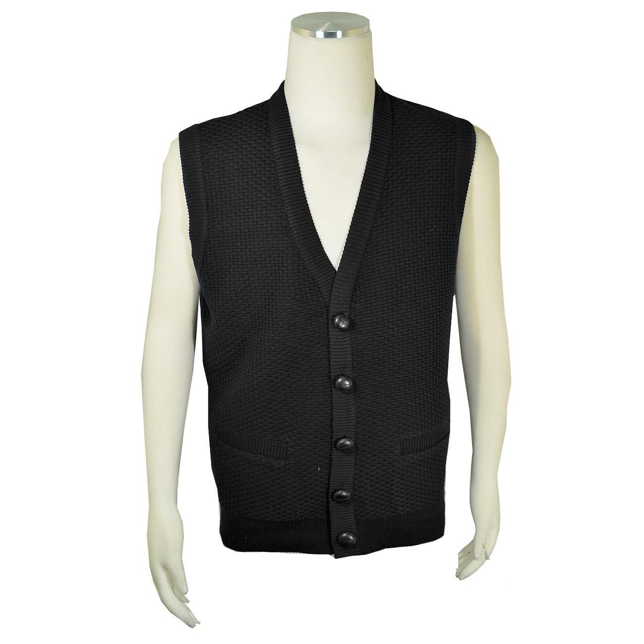 V-Neck Knit Cardigan Sweater Vest | eBay