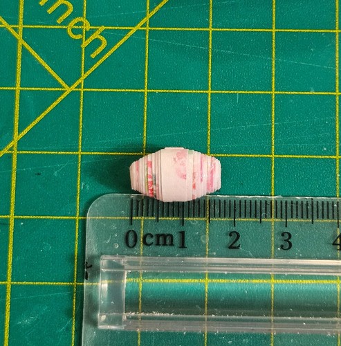 Cuentas de papel sueltas enrolladas 22 quilates surtidas para hacer joyas artesanales hágalo usted mismo barniz floral - Imagen 2 de 3