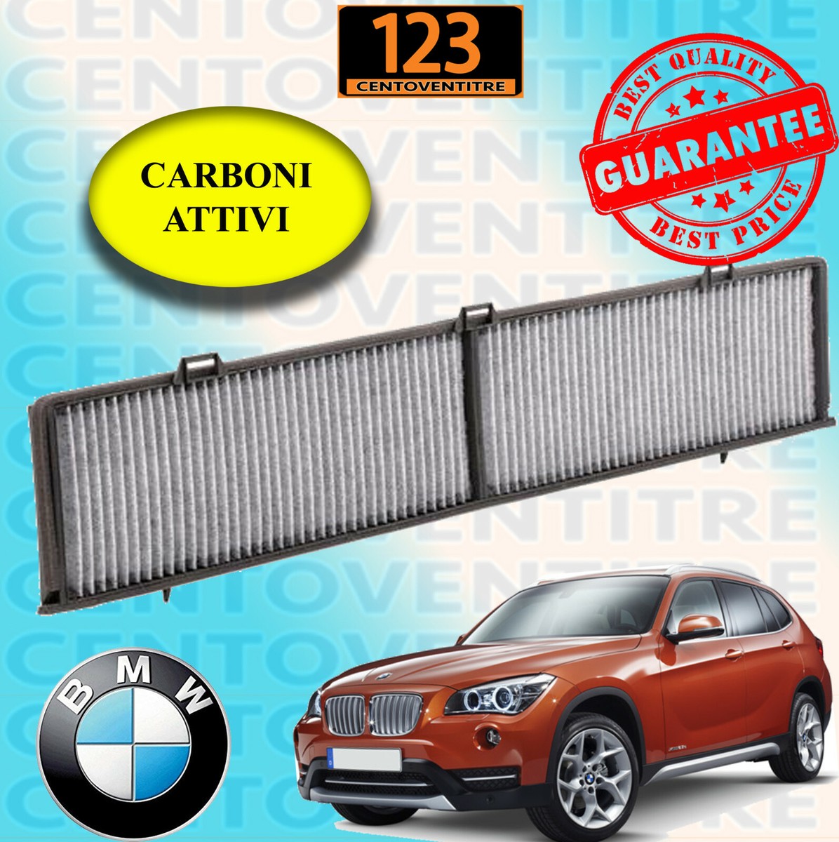 Filtri Abitacolo Bevinsee Per BMW Serie 1/3/X1 | Compatibile Con Modelli 2005-2015 | Confezione Da 2 - Foto 13