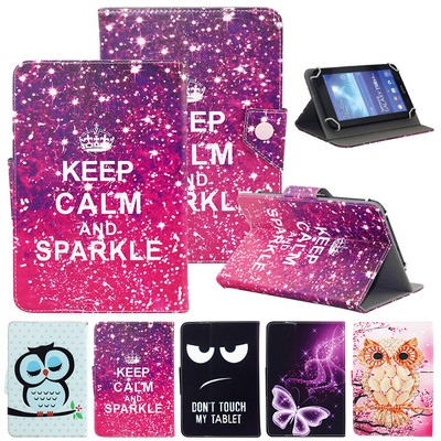 For Verizon QTASUN2 GizmoTab 8 inch HD 4G LTE Universal Folio Tablet Case Cover