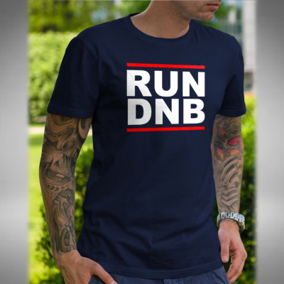 RUN DNB T-Shirt Jungle Drum & Bass Tanz Musikliebhaber Old Skool Small bis 5XL