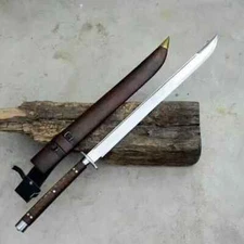 Custom Spring Steel Battle Ready Broadsword-Katana Dao Sword-Full Tang Tanto Swo