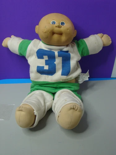 Cabbage Patch Kid Doll 1978 1982 Baby Boy Bald Blue Eyes Original Clothes Signed