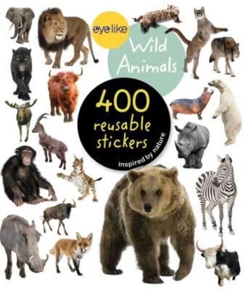Eyelike Stickers: Wild Animals - 076117964X, paperback, Workman Publishing