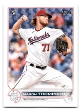 Mason Thompson 2022 Topps #38 Washington Nationals BASEBALL