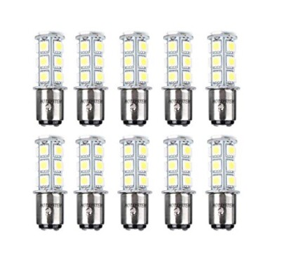 10 X HOTSYSTEM 1157 LED SMD LED Bulbs Cool White Off Set CR006 AA 19