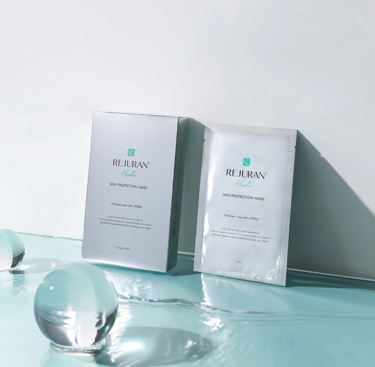 REJURAN Skin Protection Mask 27ml 5pcs c-PDRN Moisturizing