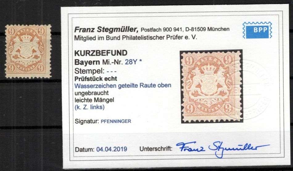Bayern 28Y With WZ Split Diamond * MH BPP (B6184)