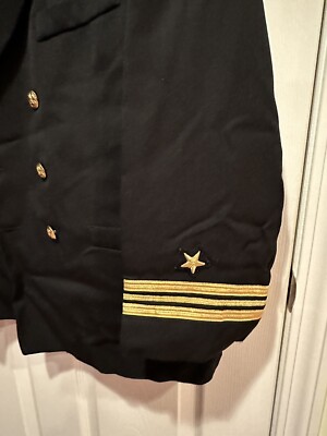 Pair of 2 U.S. Navy Officer Service Dinner Dress Blue Uniform Coat Jacket  46S | eBay