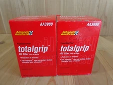 Advance Auto Parts Oil Filter AA3980 Lot of 2 Totalgrip Car Truck Automotive